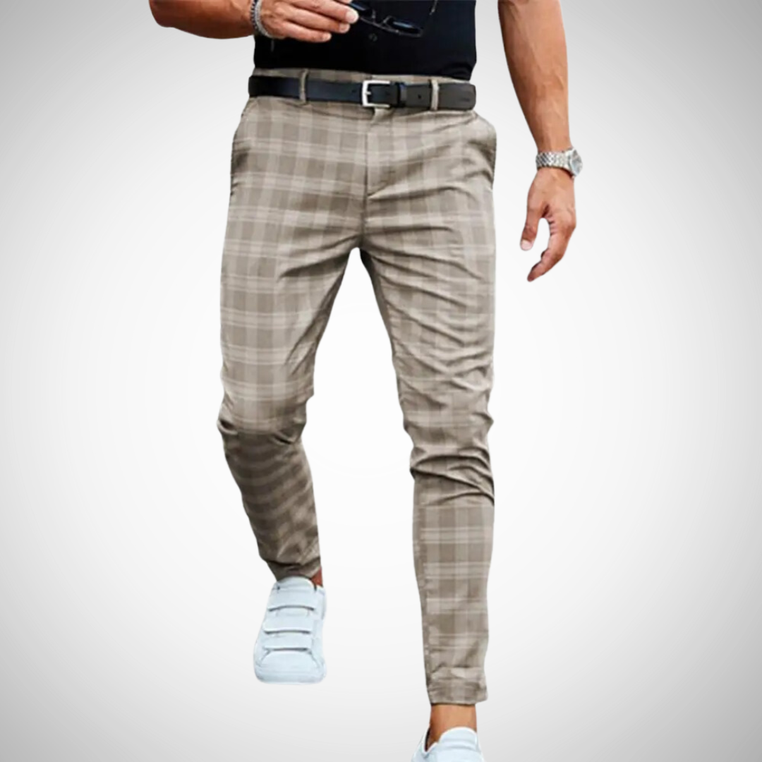 Ronny Slim-Fit Casual Trousers for Men