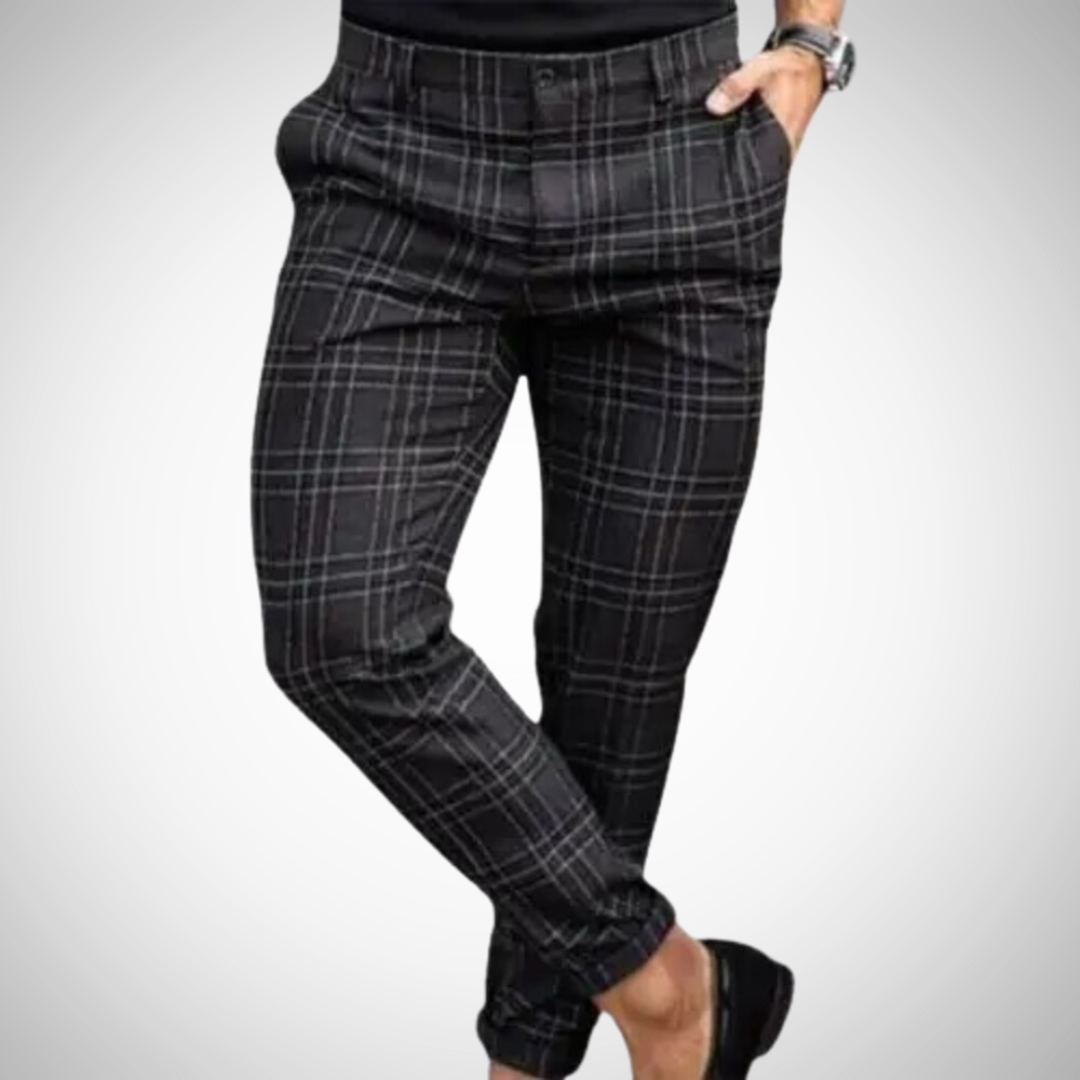 Ronny Slim-Fit Casual Trousers for Men