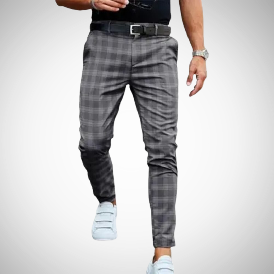 Ronny Slim-Fit Casual Trousers for Men