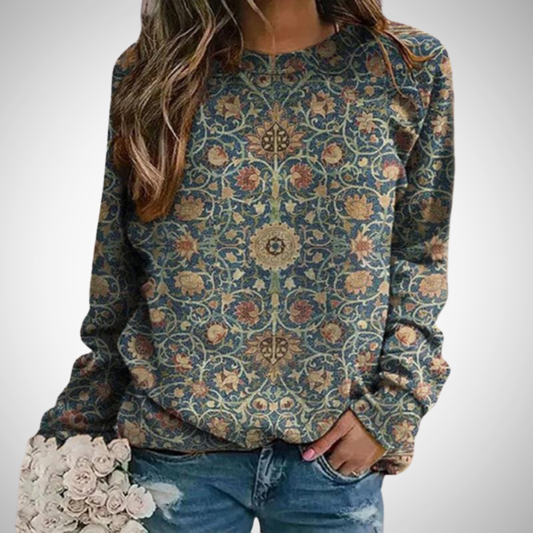 Phelomena Elegant Floral Sweater for Women