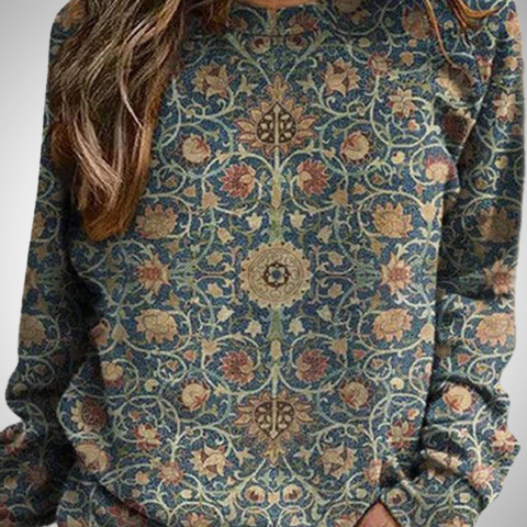 Phelomena Elegant Floral Sweater for Women