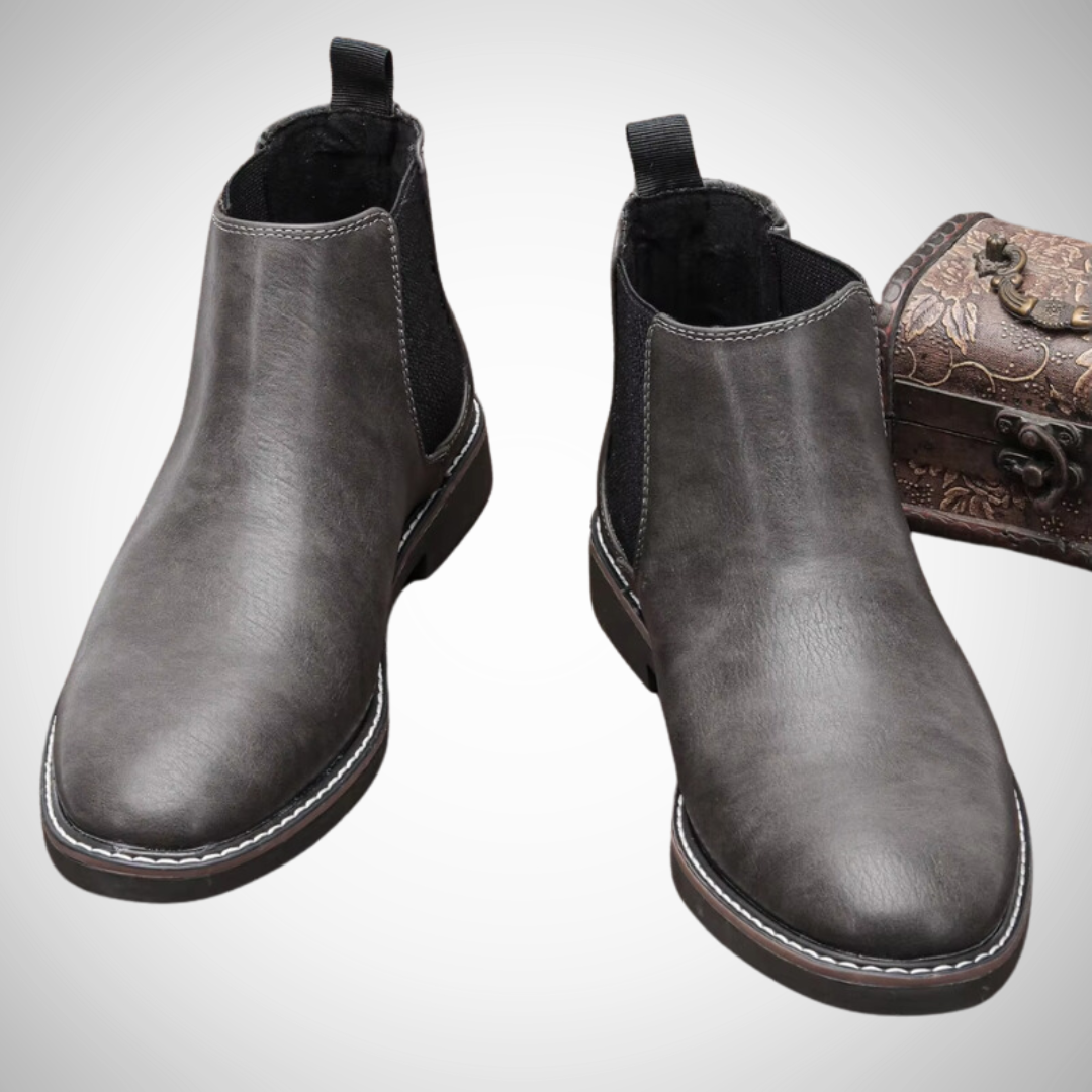 Terje Casual Vegan Leather Chelsea Boots for Men