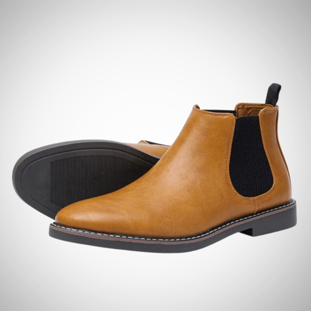 Terje Casual Vegan Leather Chelsea Boots for Men