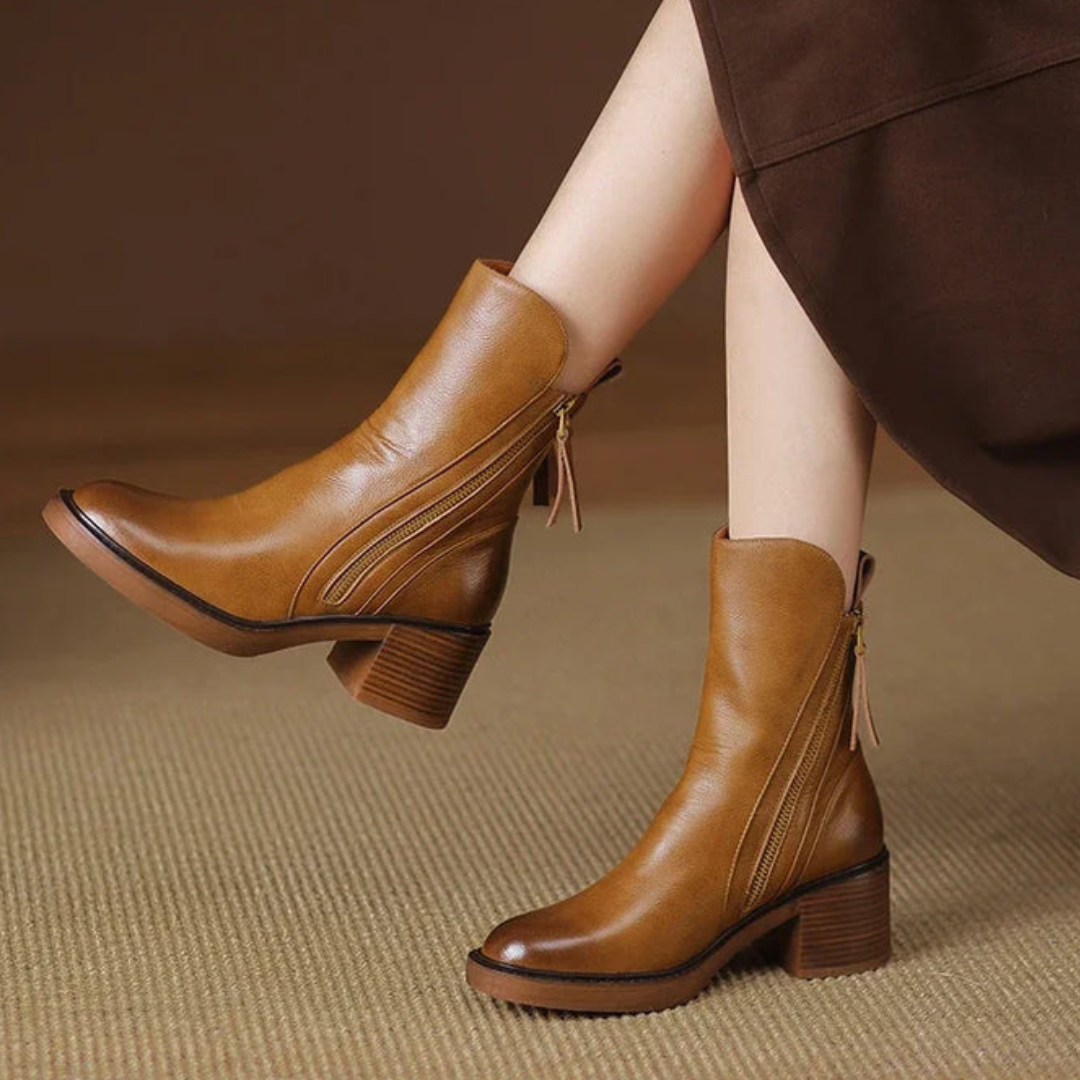 Danielle Vegan leather for Boots Women