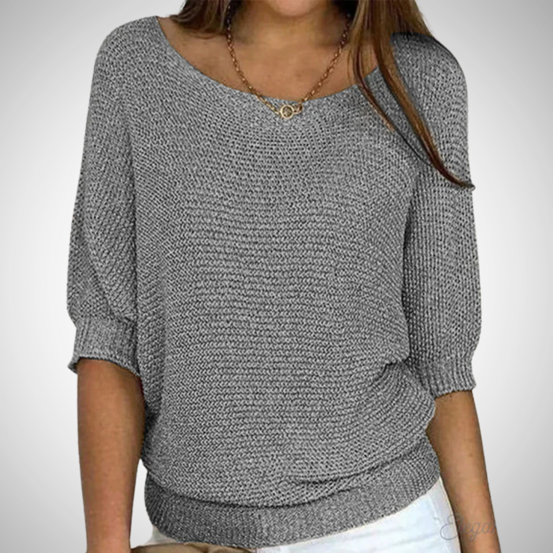 Pull Katerina en maille croisée pour femme