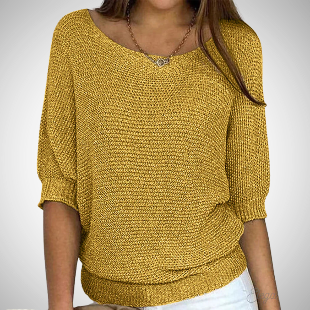 Pull Katerina en maille croisée pour femme