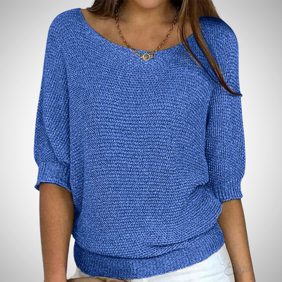 Pull Katerina en maille croisée pour femme