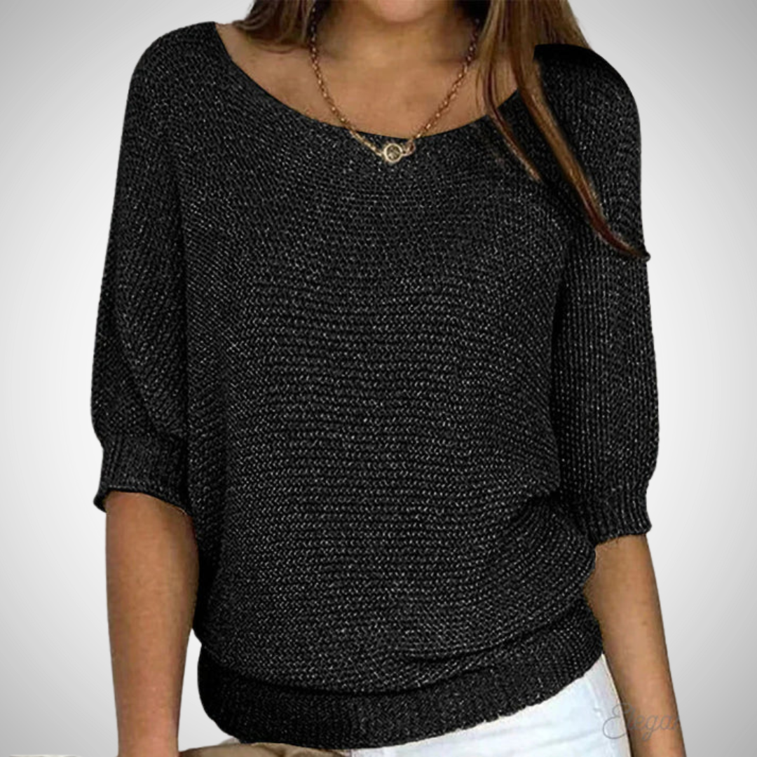 Pull Katerina en maille croisée pour femme