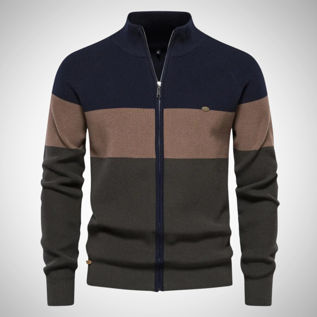 Zane Zipped Cardigan for Men