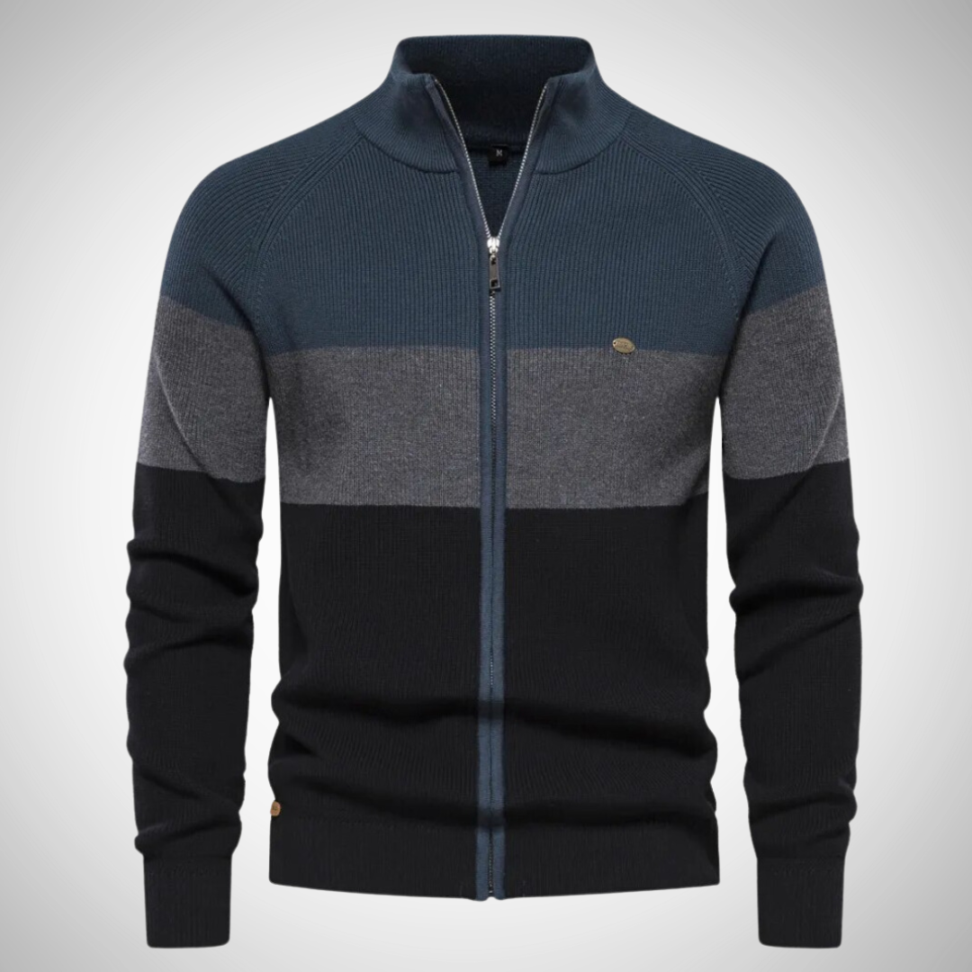 Zane Zipped Cardigan for Men