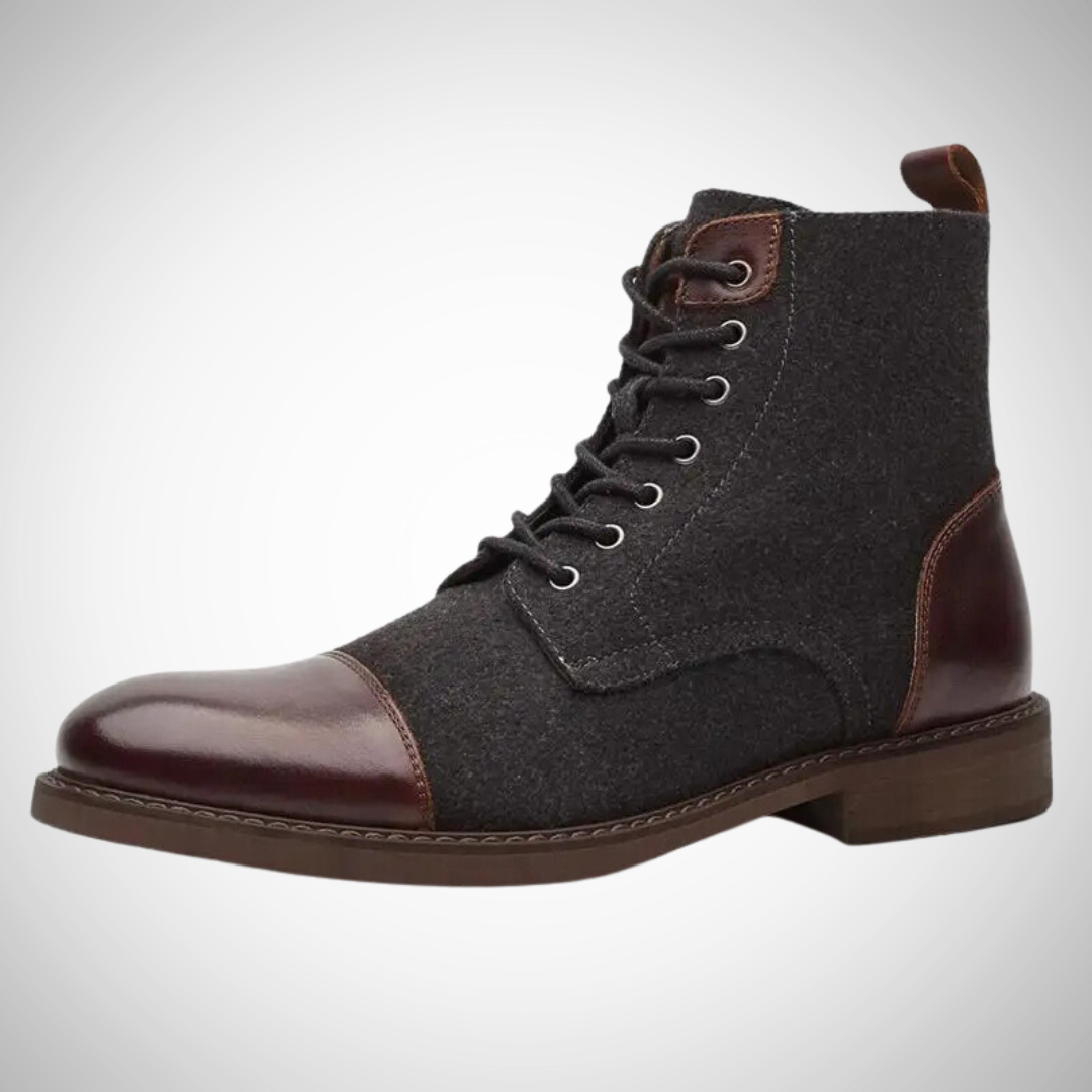 Bottes à lacets classiques en daim Heine pour homme