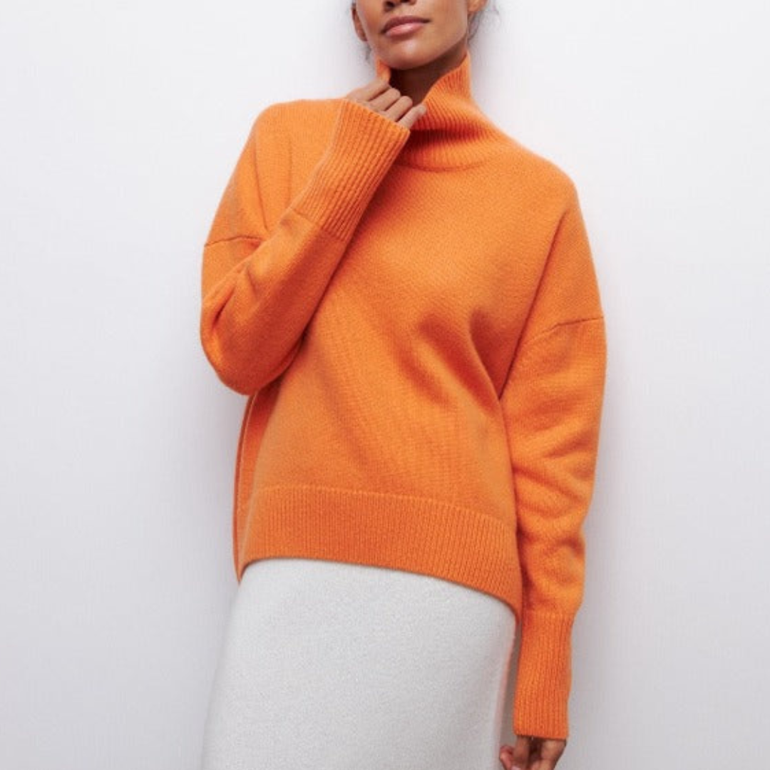 Pull à col roulé Katie Premium pour femme