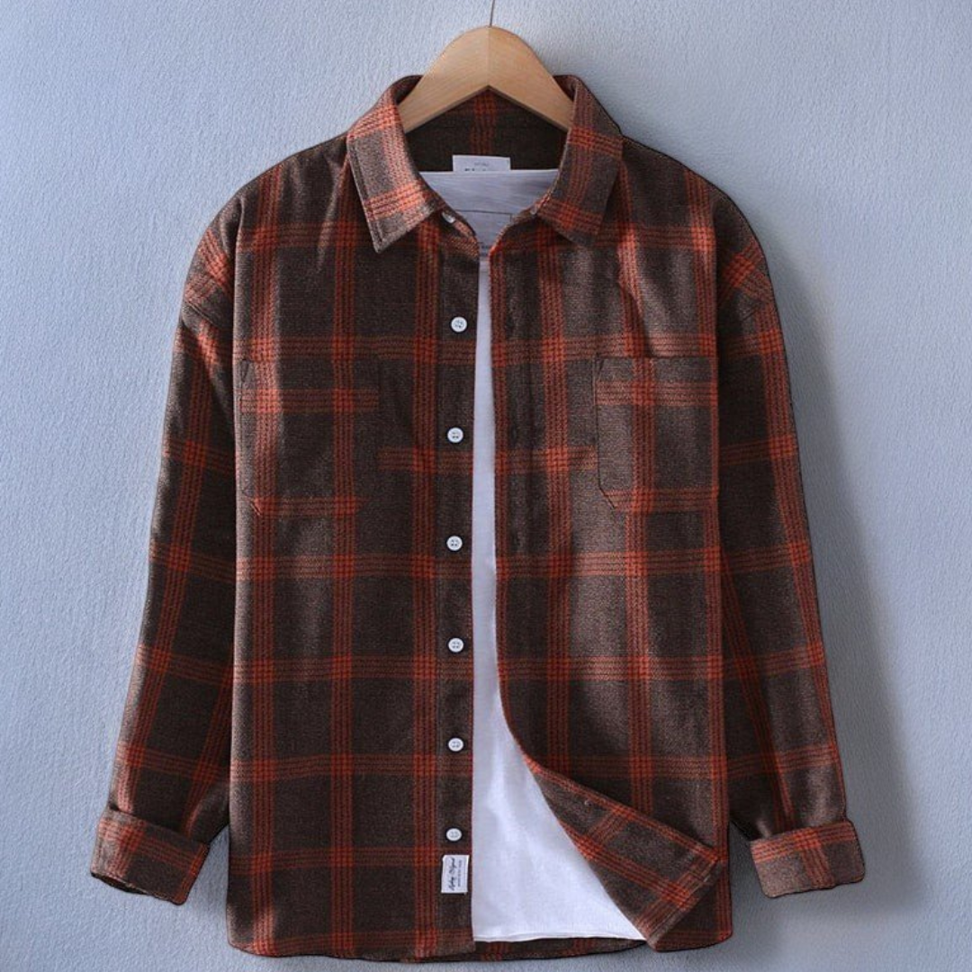 Vince Check Overshirt for Men for Men