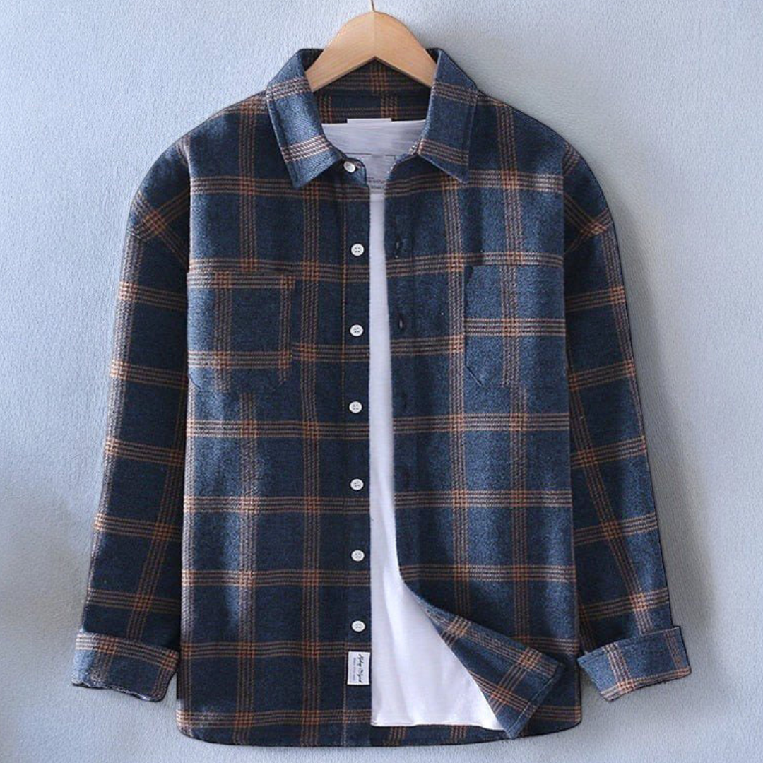 Vince Check Overshirt for Men for Men