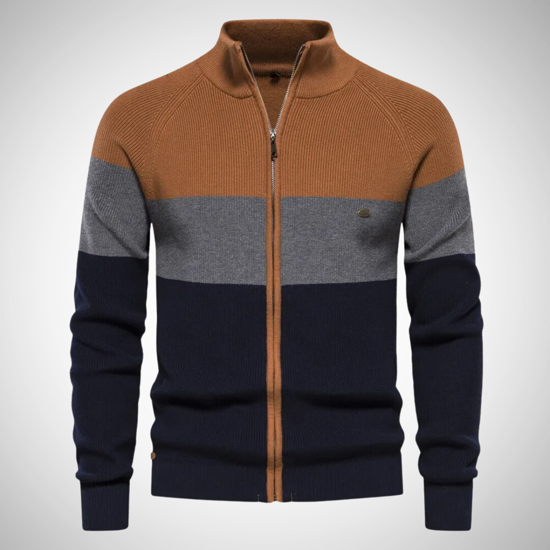 Zane Zipped Cardigan for Men