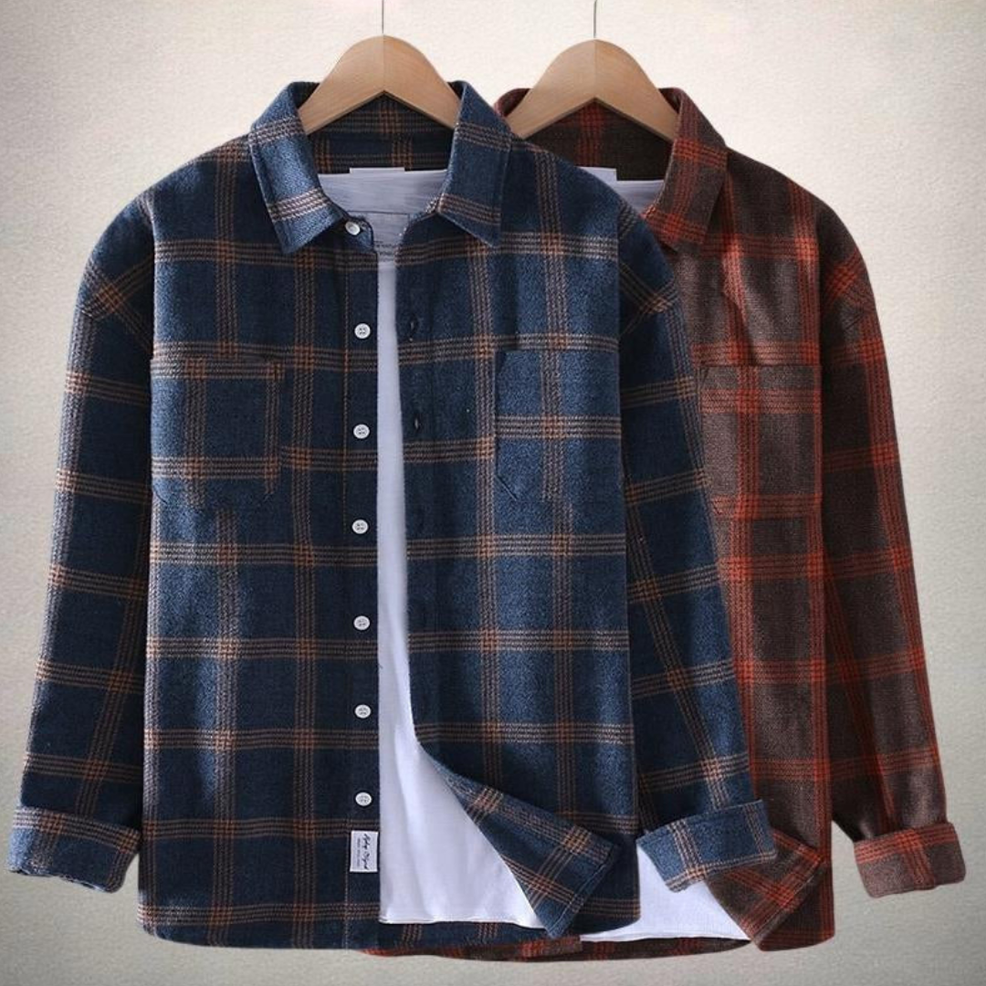 Vince Check Overshirt for Men for Men