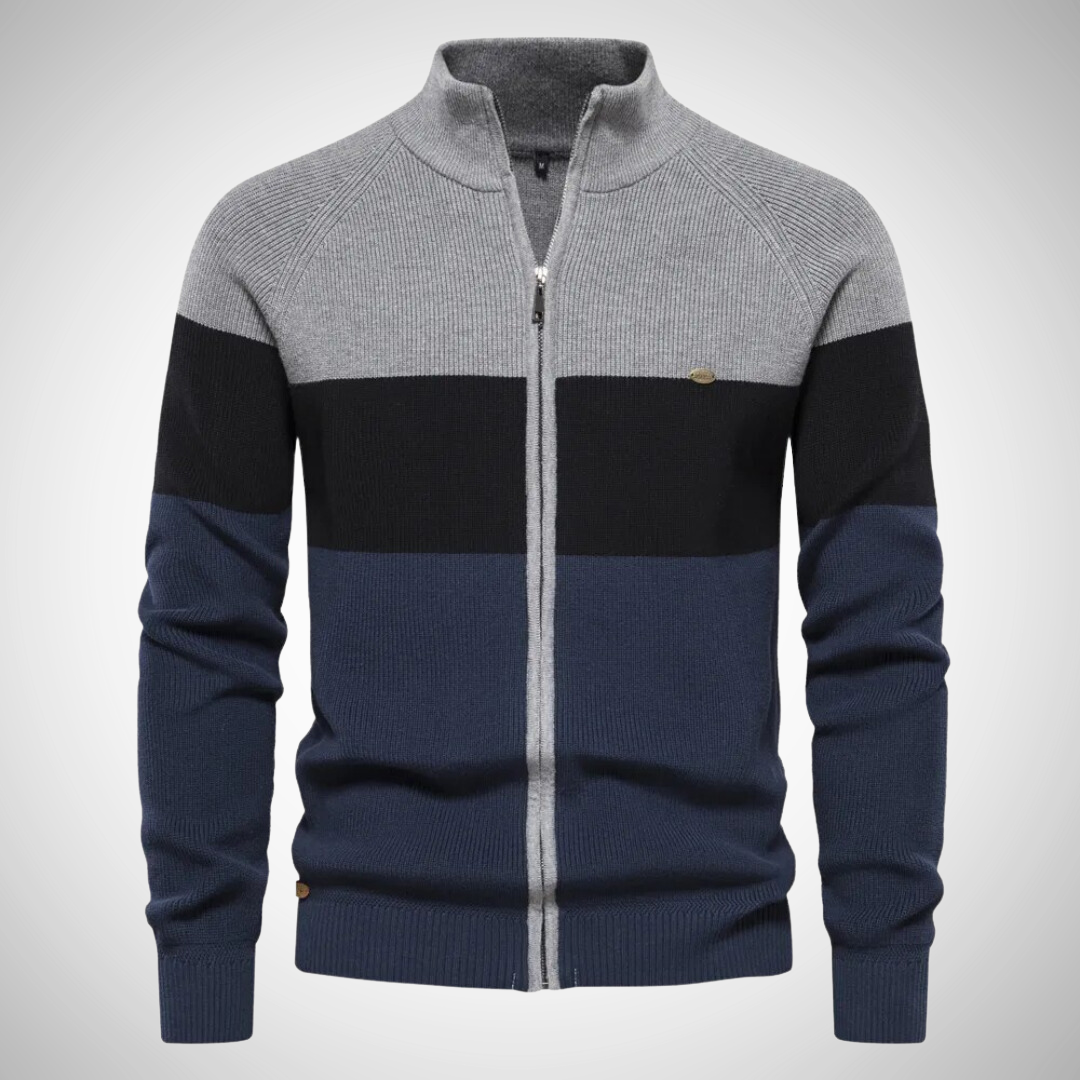 Zane Zipped Cardigan for Men