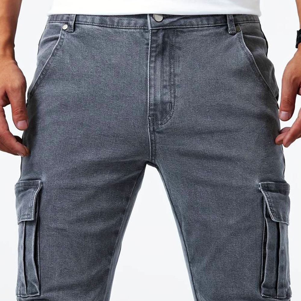 Leon Stretch Cargo Denim for Men