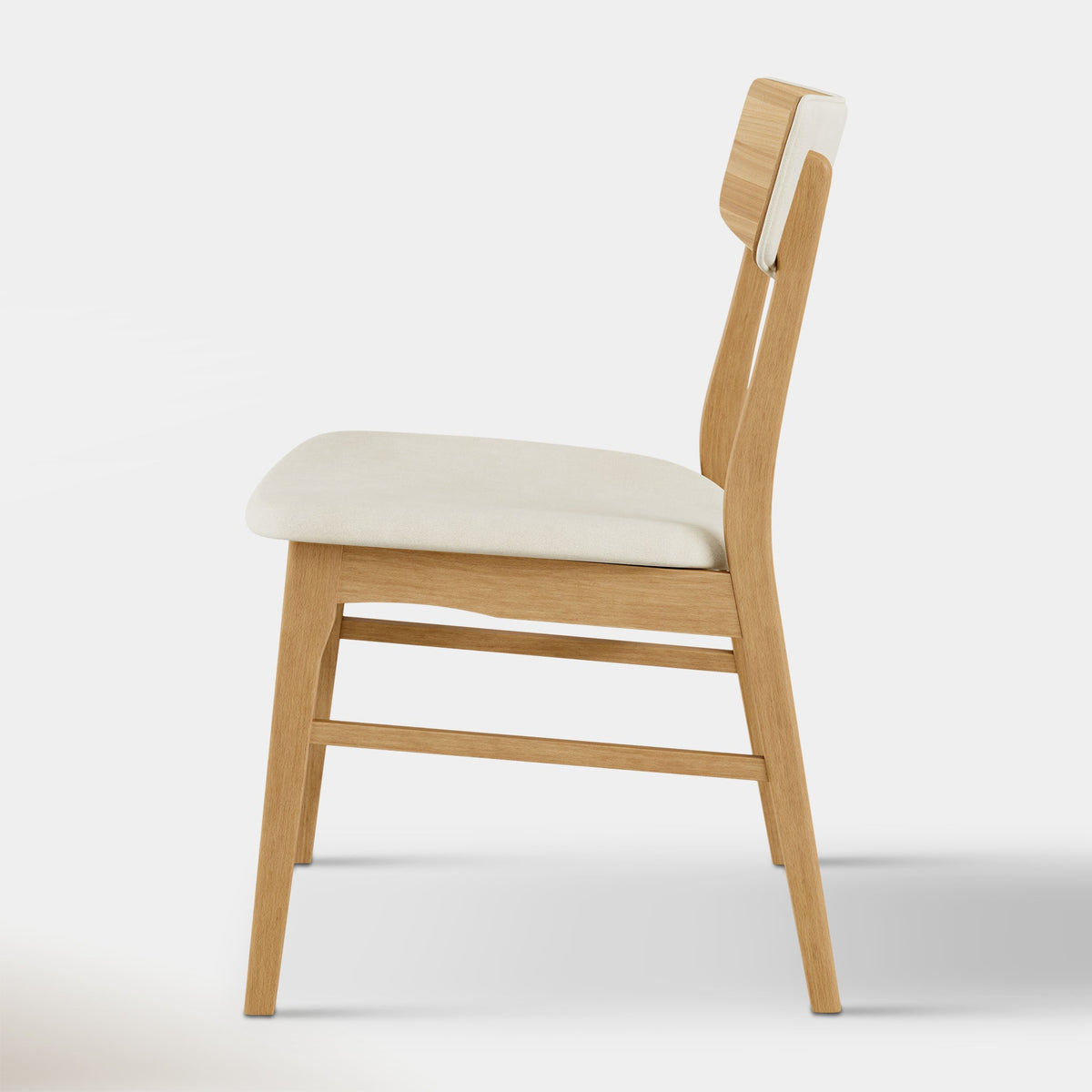Amara Dining Chair - Beige & Oak