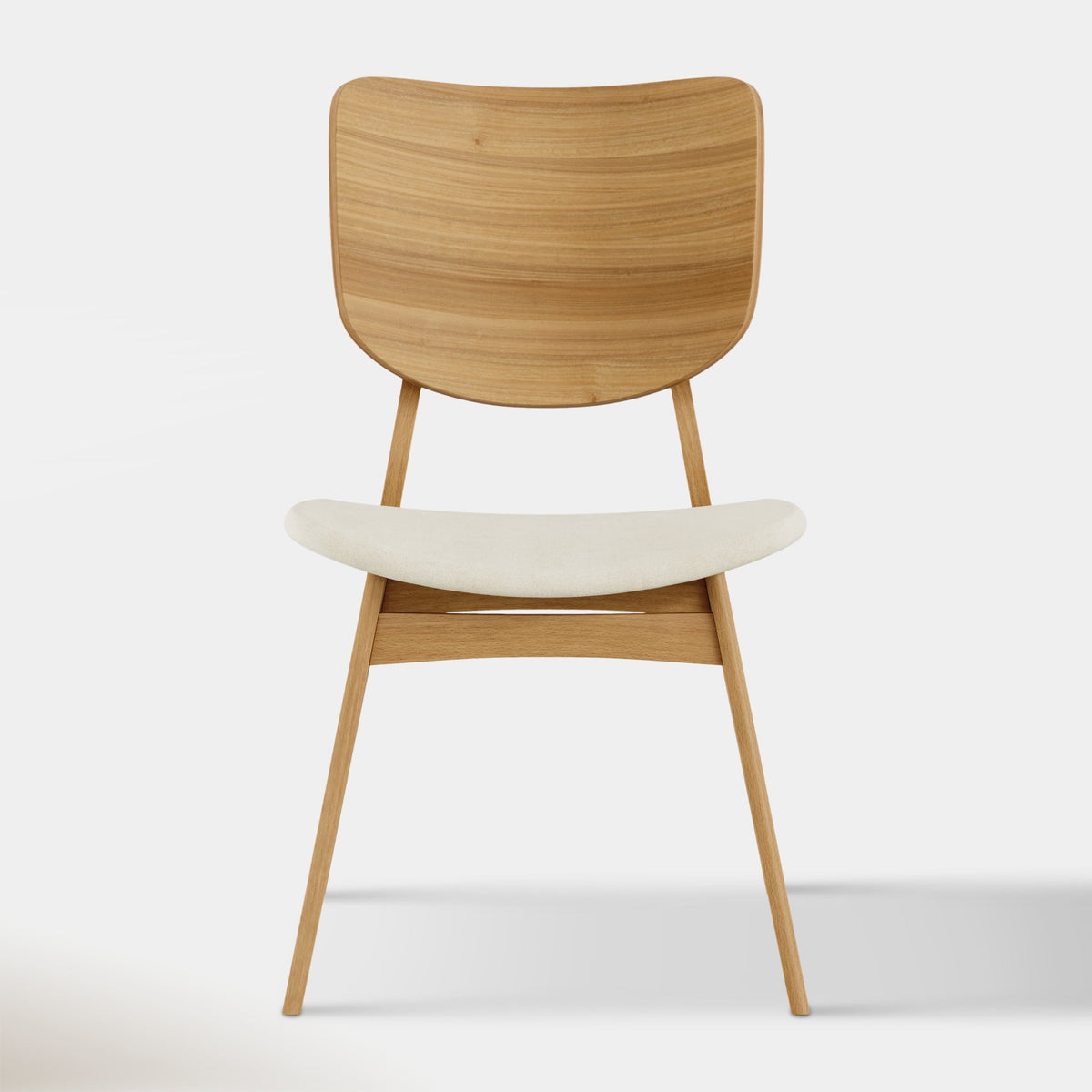 Anders Dining Chair - Beige & Oak
