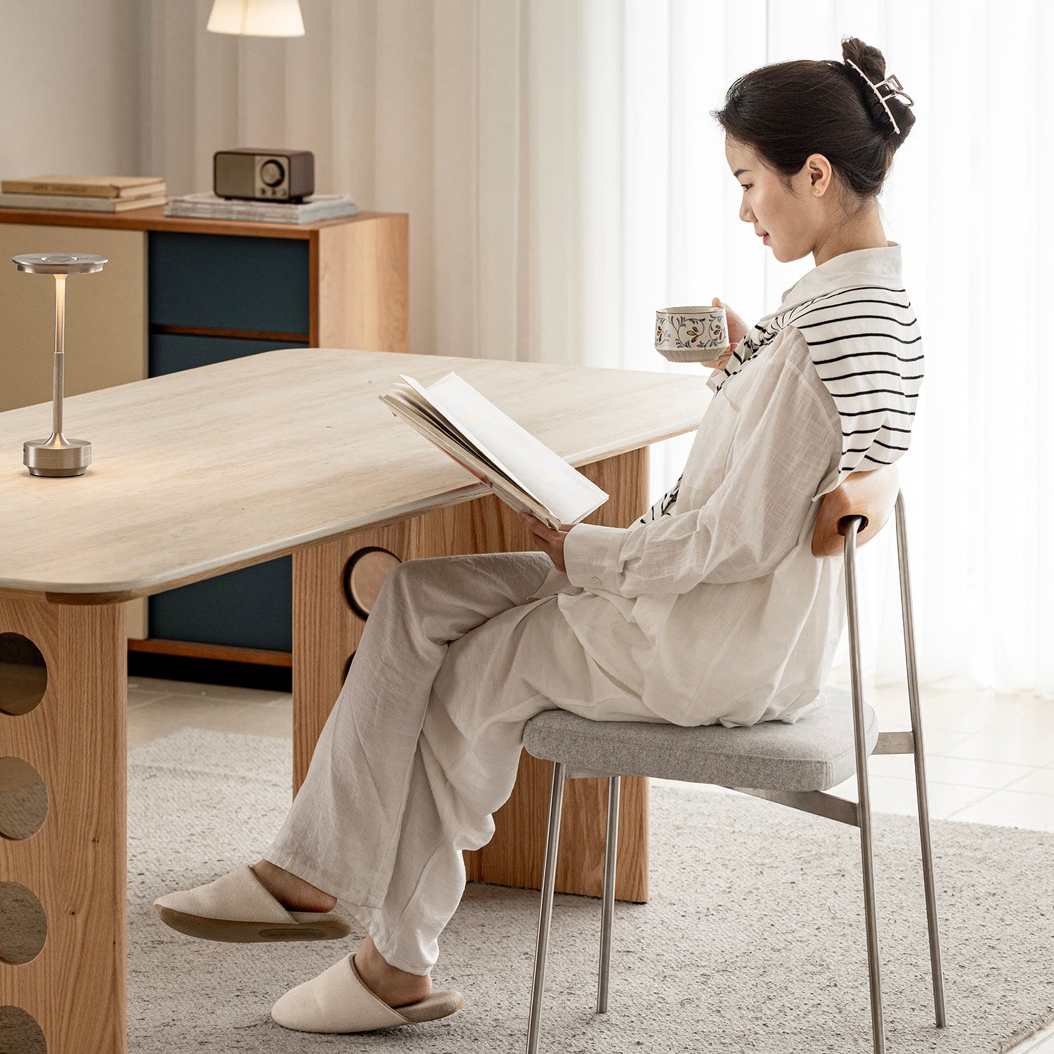Bauhaus Cherry Wood Dining Chair WIENER