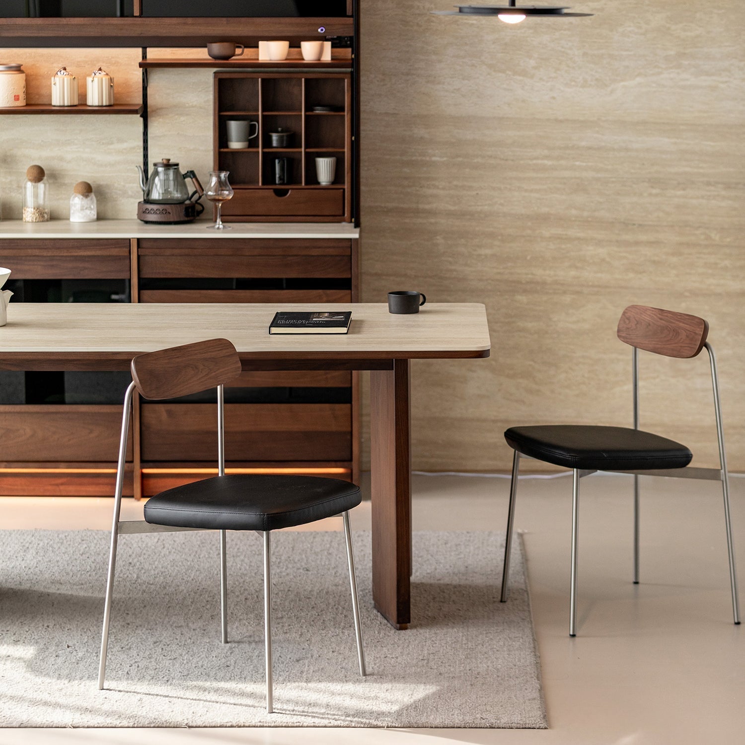 Bauhaus Walnut Wood Dining Chair WIENER