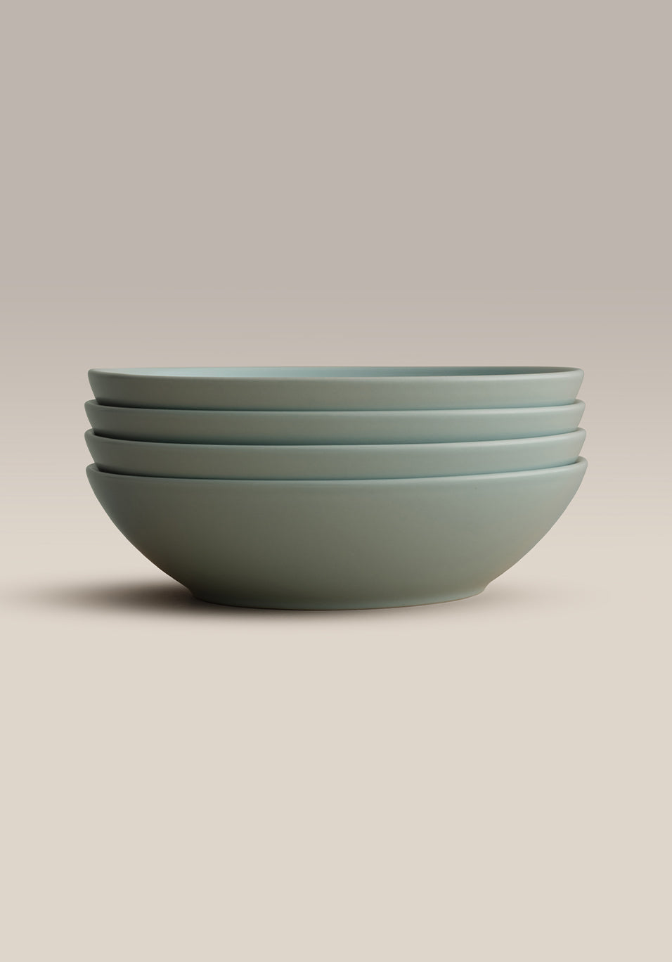 Big Stoneware Bowl Set, third full set laid out