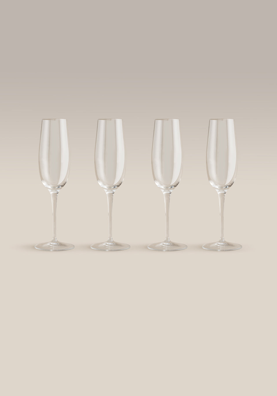 Champagne Glasses, single piece close up