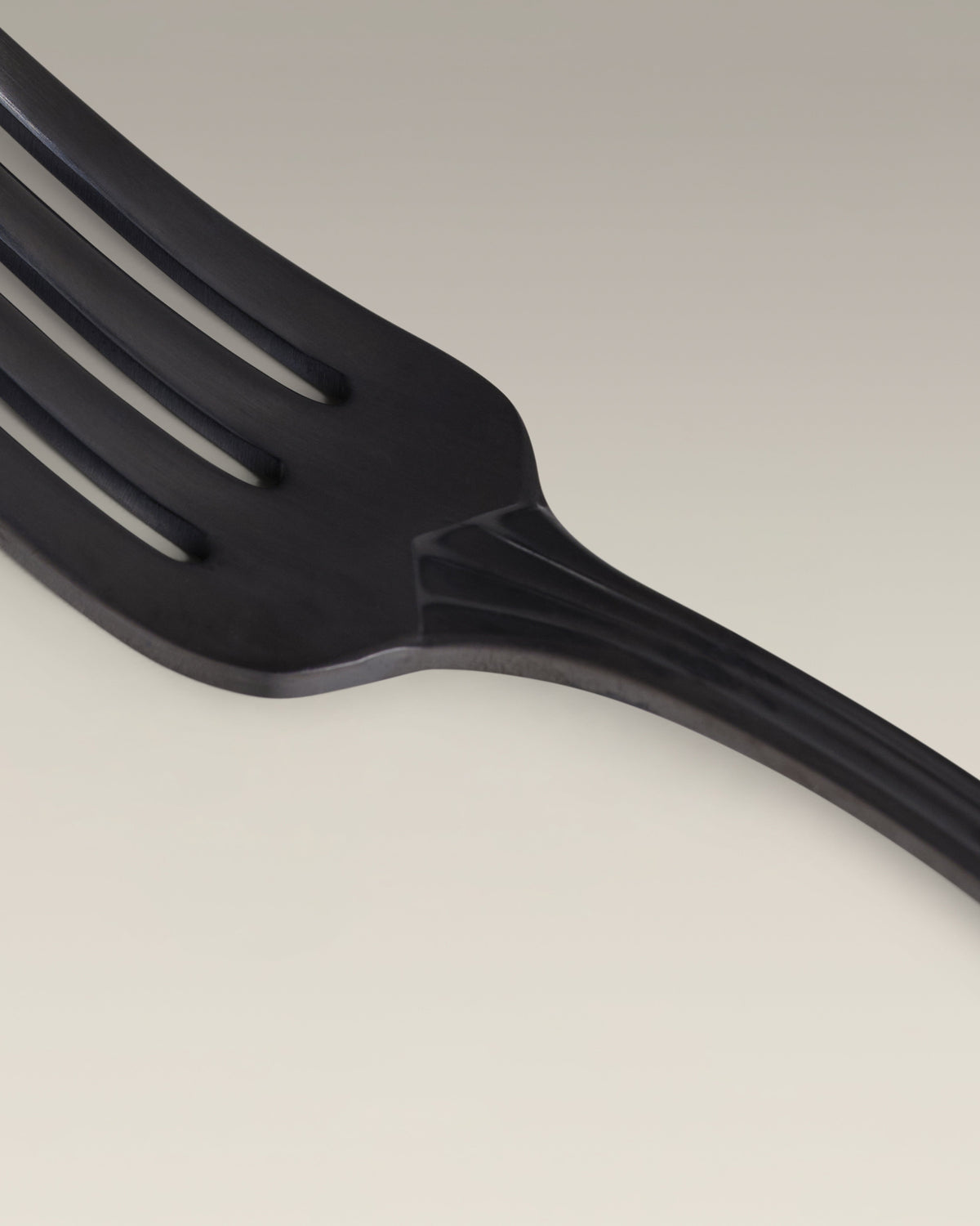 Crescent Four-Person Settings Flatware Set, third glaze and finish close up