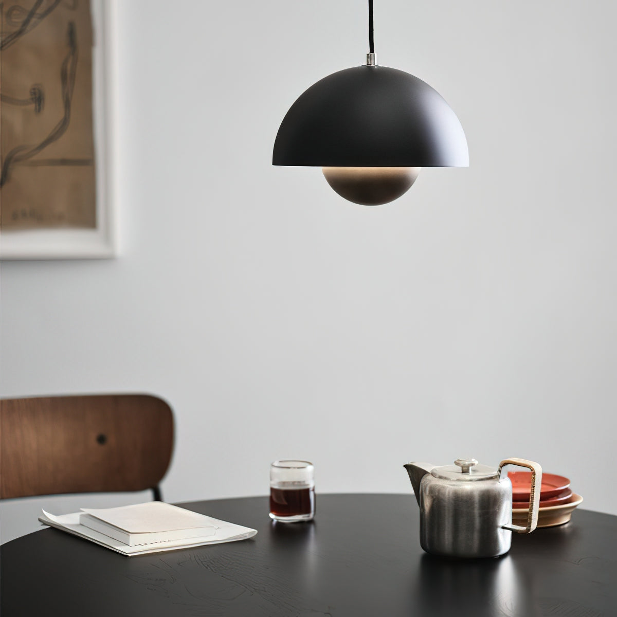 Duo Dome Pendant Light, second full fixture view