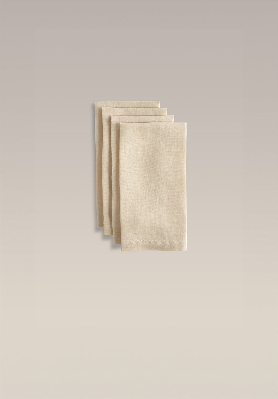 Everyday Linen Napkin Set, corner and edge detail