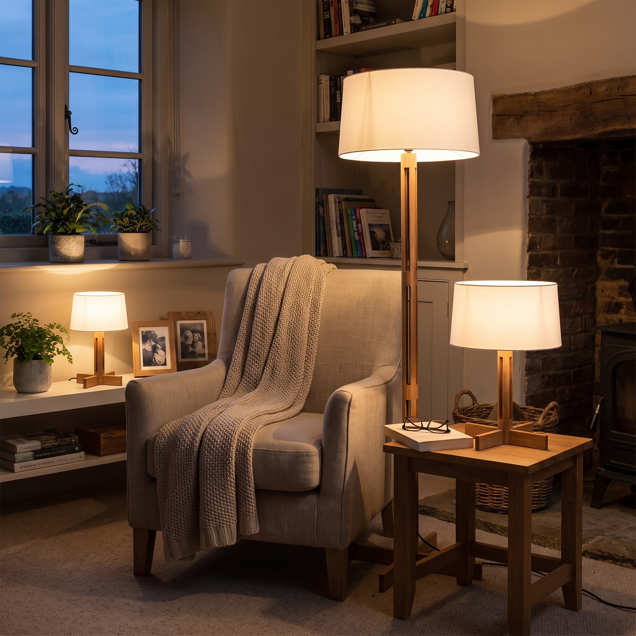 Salome Table & Floor Lamp