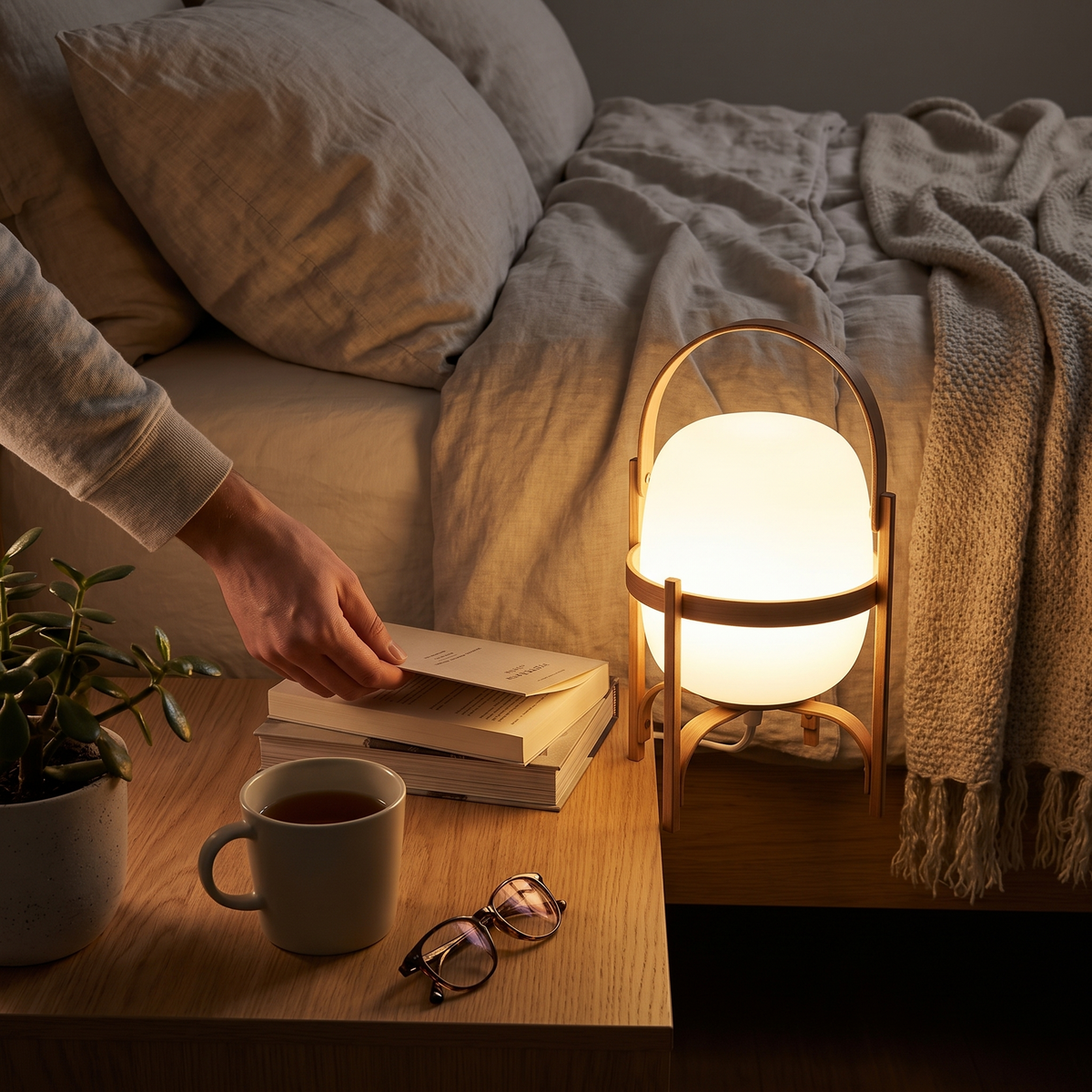 Luzia De Madera Table Lamp