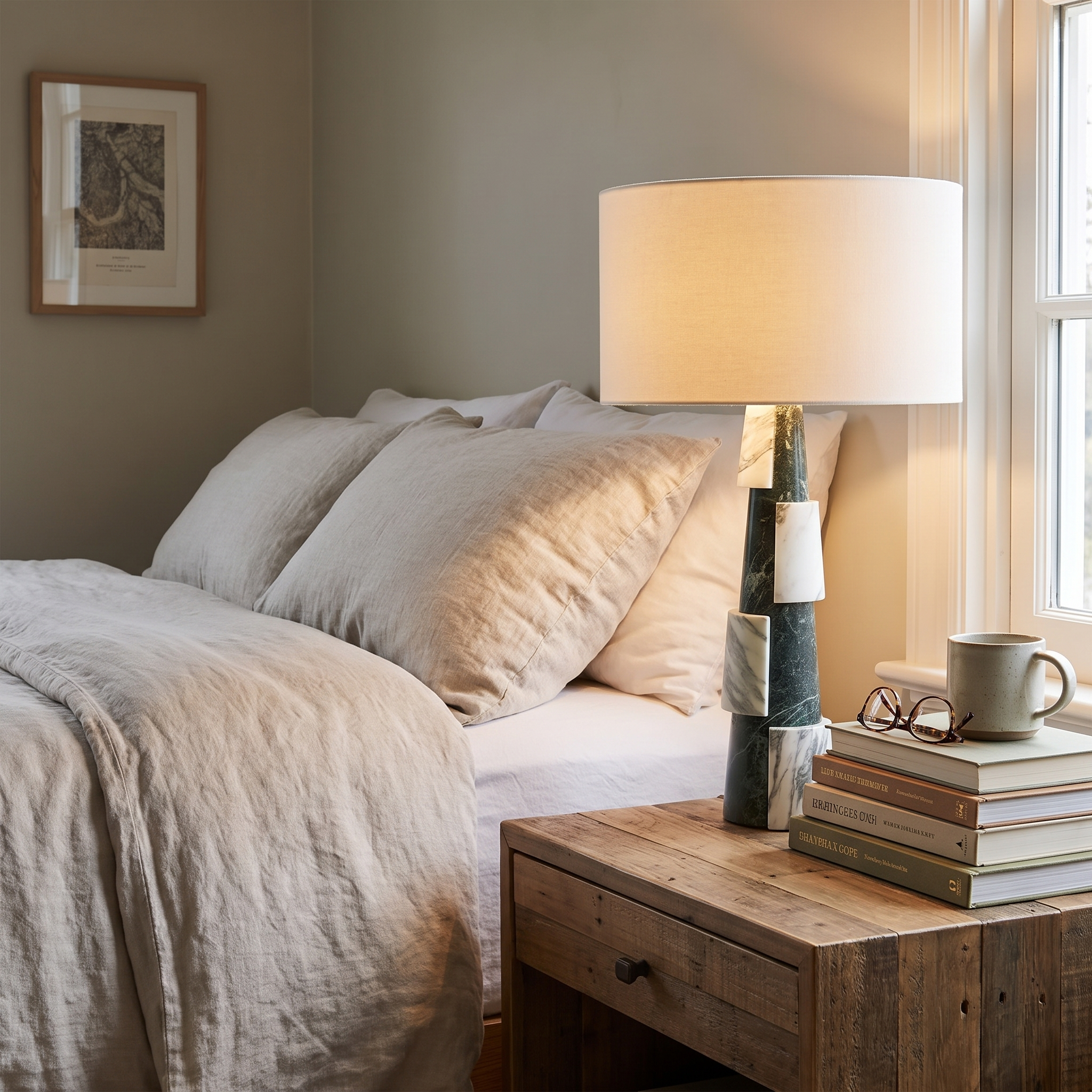 Greoge Marble Table Lamp