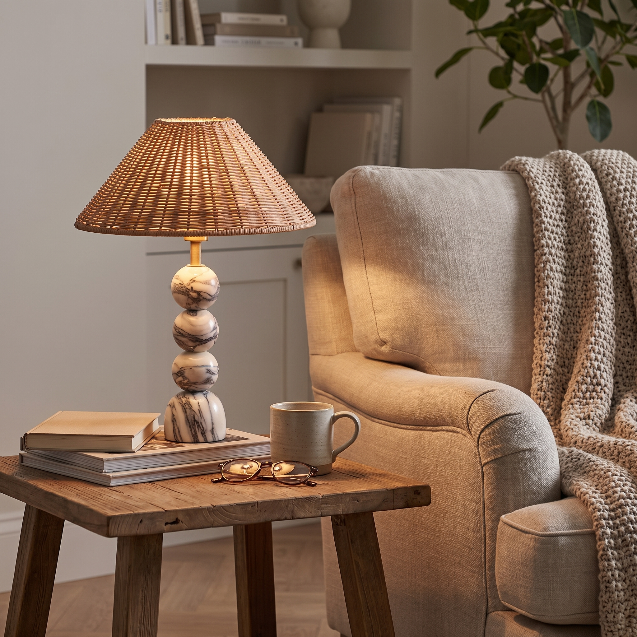 Connor Marble Table Lamp
