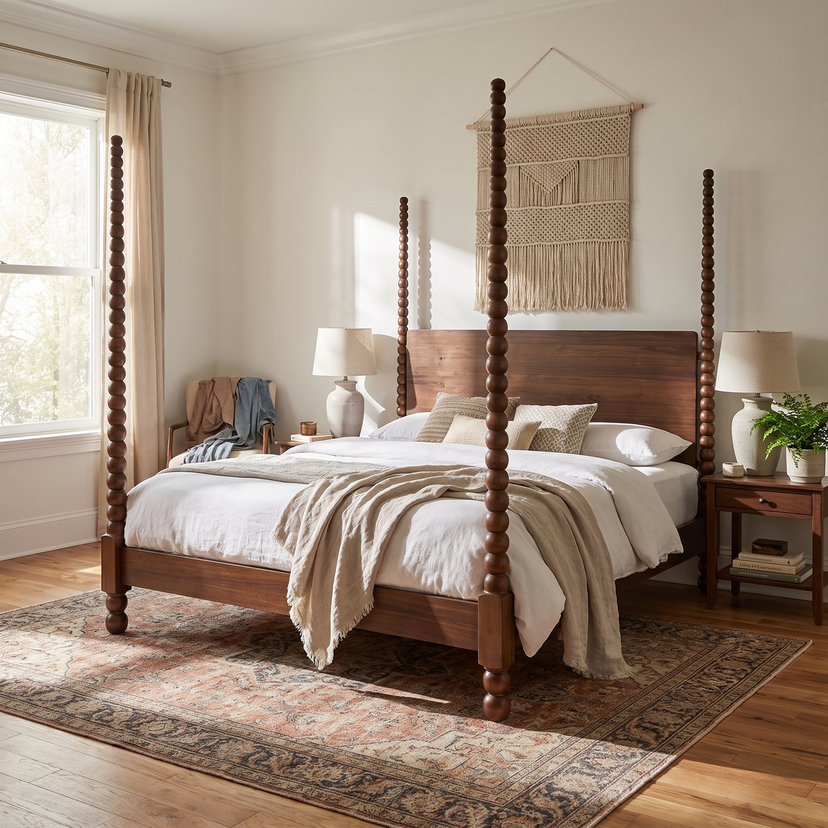 Aberdeen Bed | Walnut | Queen