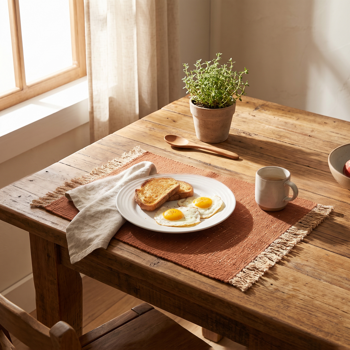 Block Mat - Dark Brick/Natural