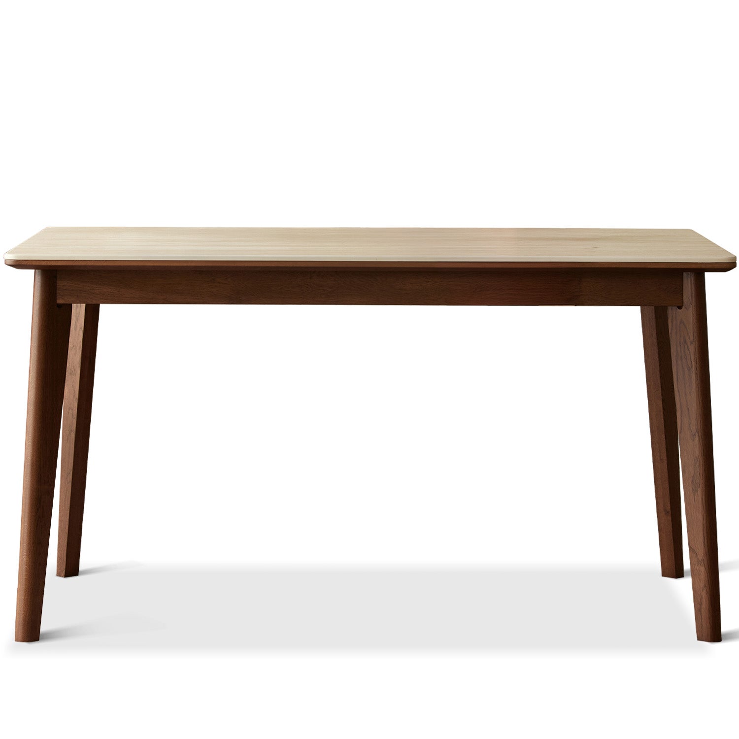 Japandi Sintered Stone Oak Wood Dining Table LENNOR