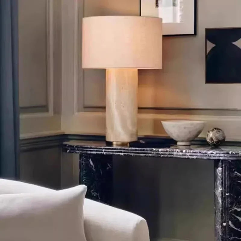 Jeane Cave Stone Table Lamp