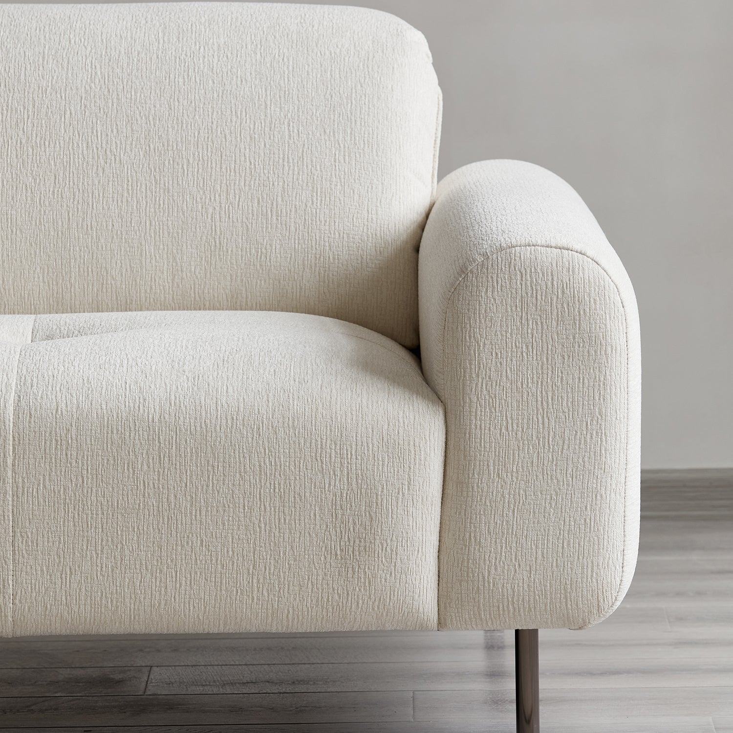 Minimalist Chenille Velvet Fabric 2 Seater Sofa DRIFT
