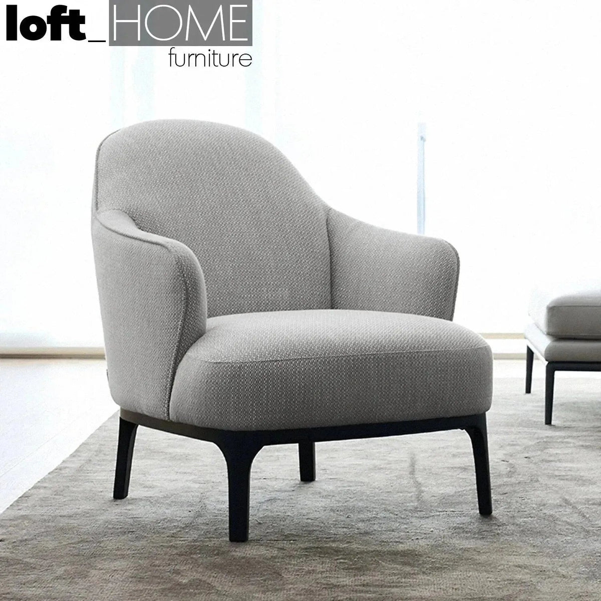 Minimalist Fabric 1 Seater Sofa RINA