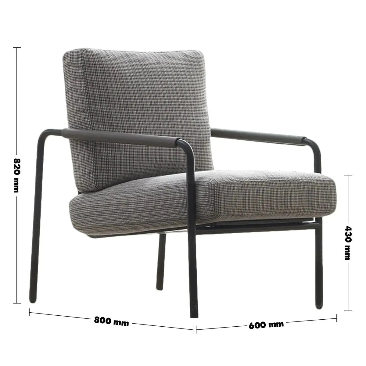 Bauhaus Fabric 1 Seater Sofa VEMB