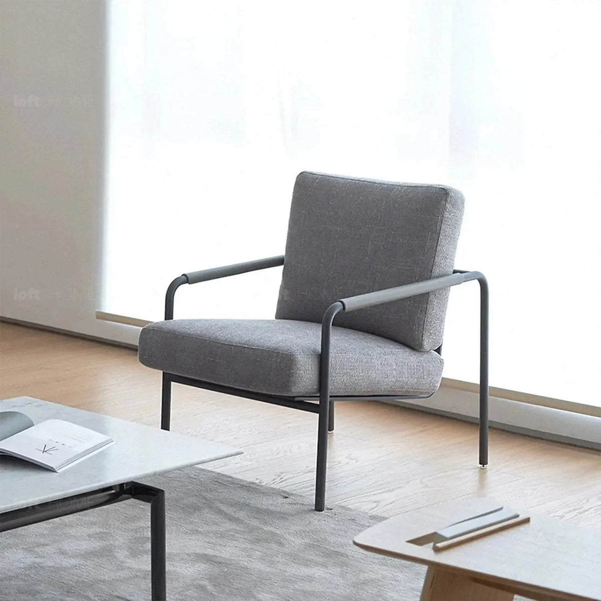 Bauhaus Fabric 1 Seater Sofa VEMB