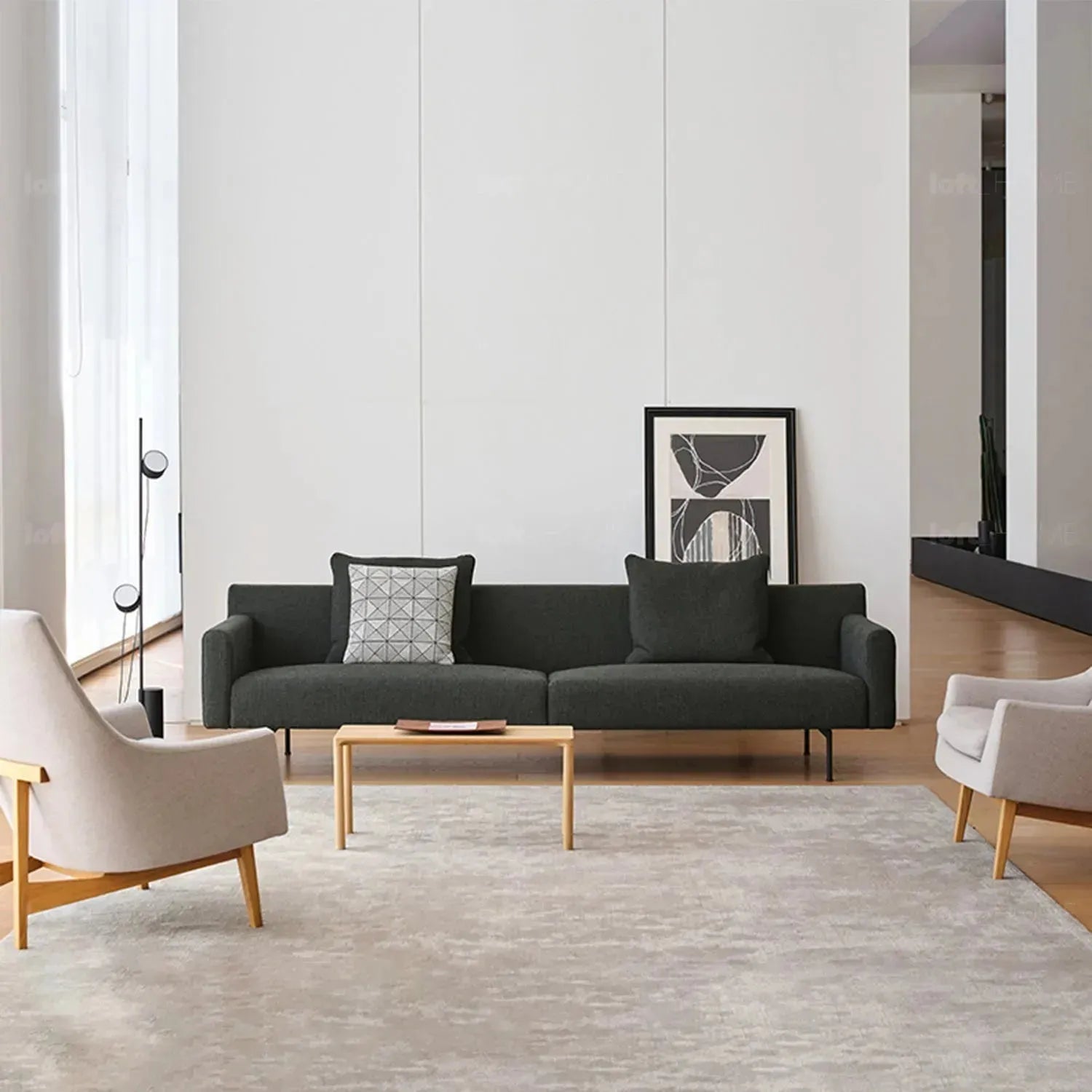 Minimalist Fabric 2 Seater Sofa ANN