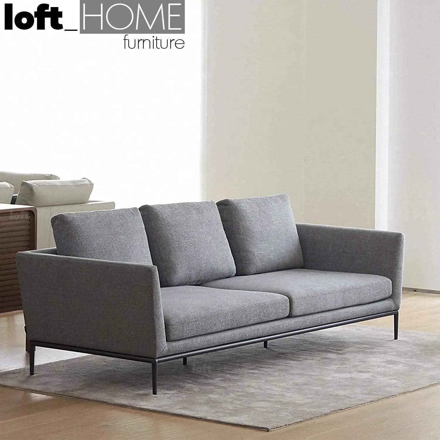 Minimalist Fabric 2 Seater Sofa GRACE