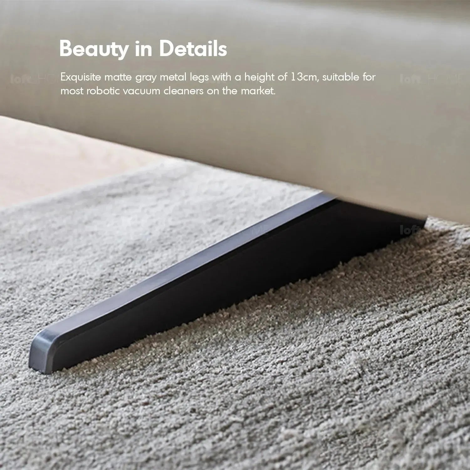 Minimalist Fabric 3 Seater Sofa BOLOGNA