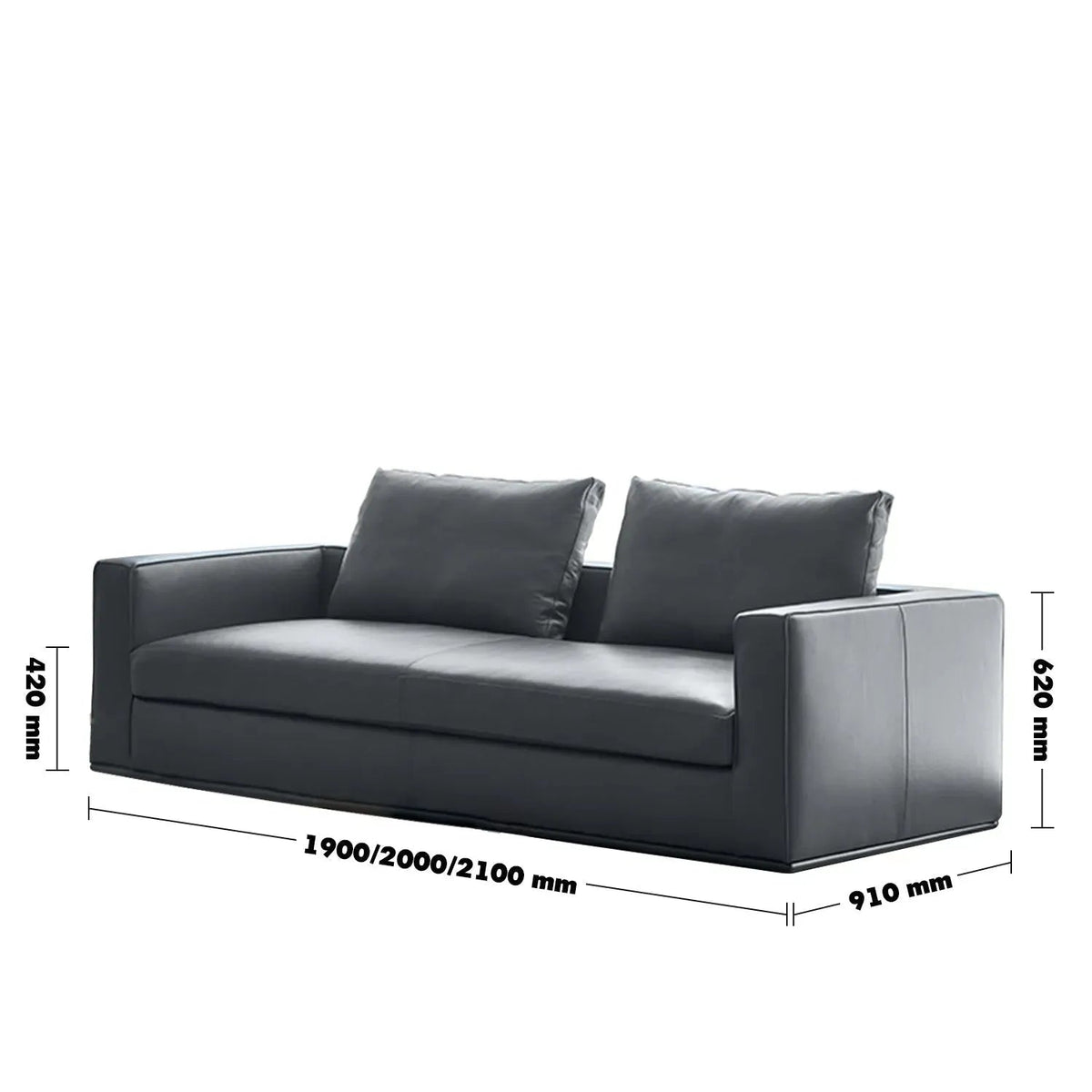 Minimalist Fabric 3 Seater Sofa COMO