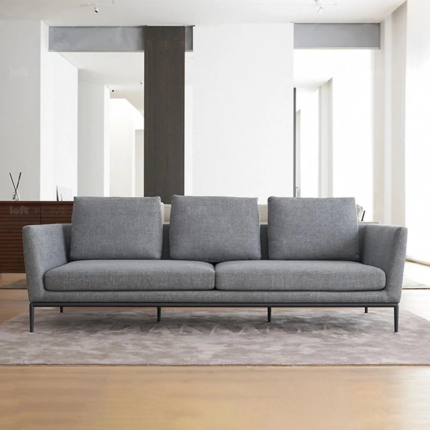Minimalist Fabric 3 Seater Sofa GRACE