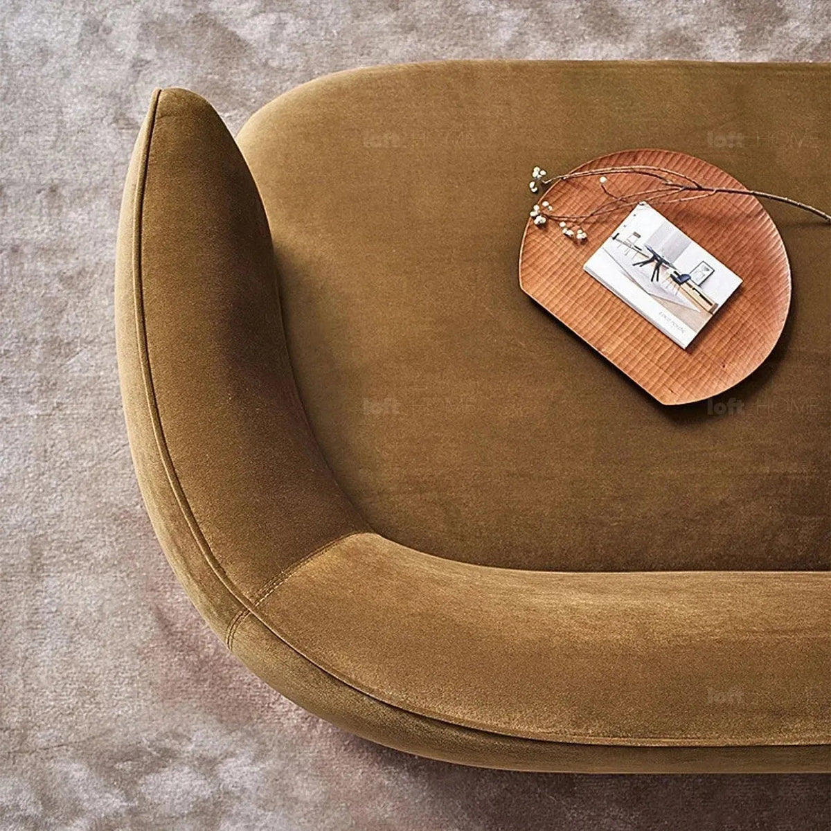 Minimalist Fabric 3 Seater Sofa HEB