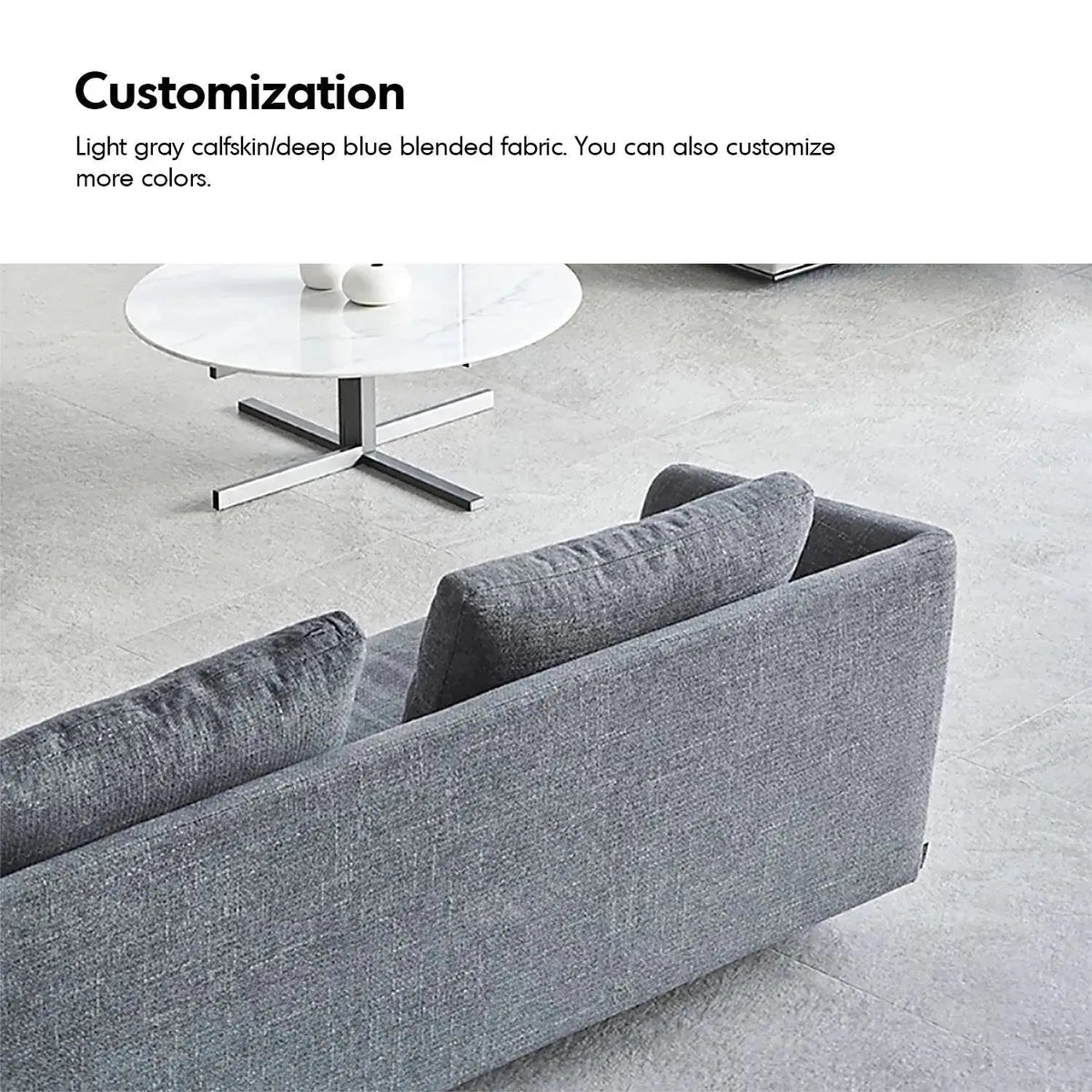 Minimalist Fabric 3 Seater Sofa MLINI